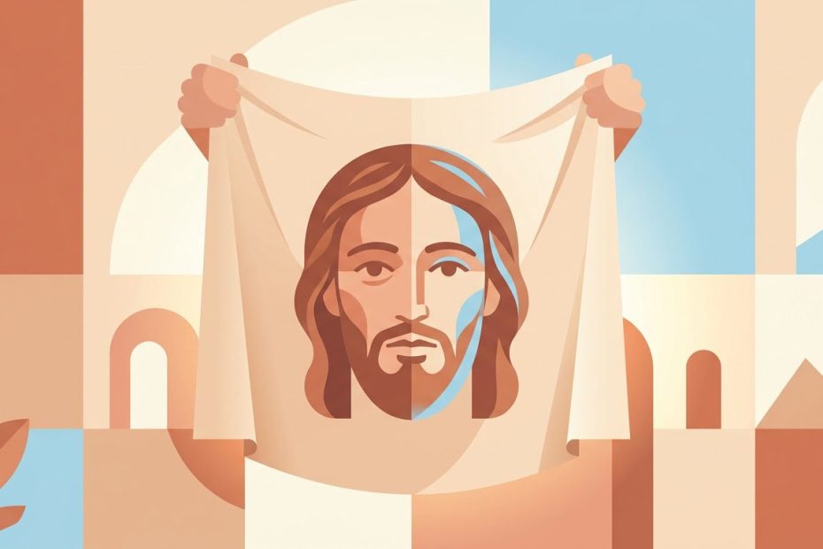 Holy Face - Illustration prière catholique